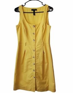 lauren ralph lauren dress size 6 yellow color